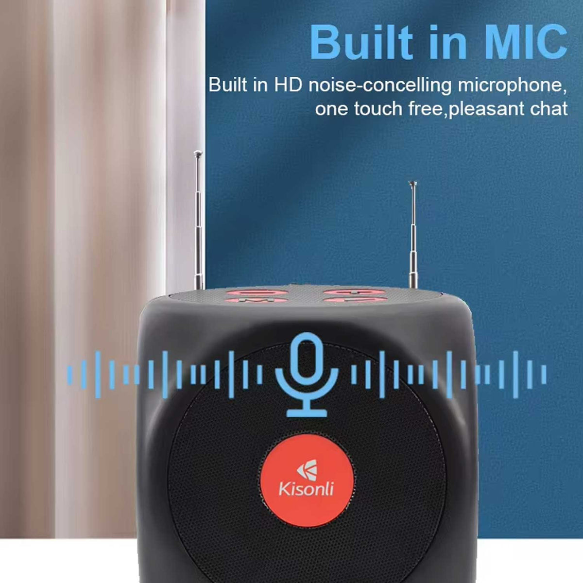 Kisonli G15 Portable Mobile Music Bluetooth Dice Mini Speaker