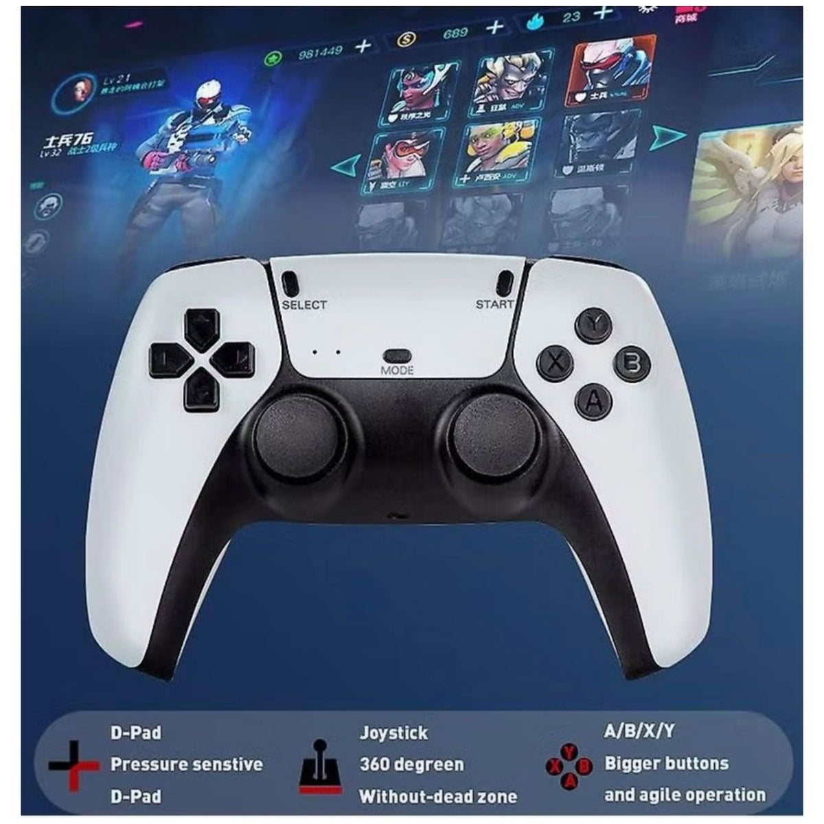 M8 Pro 64gb 4k 20000 Games Ic Mg99 Firmware M8g-v8.0 And Two Game Controllers Rk3228 Ram 256mb, Rom 128mb