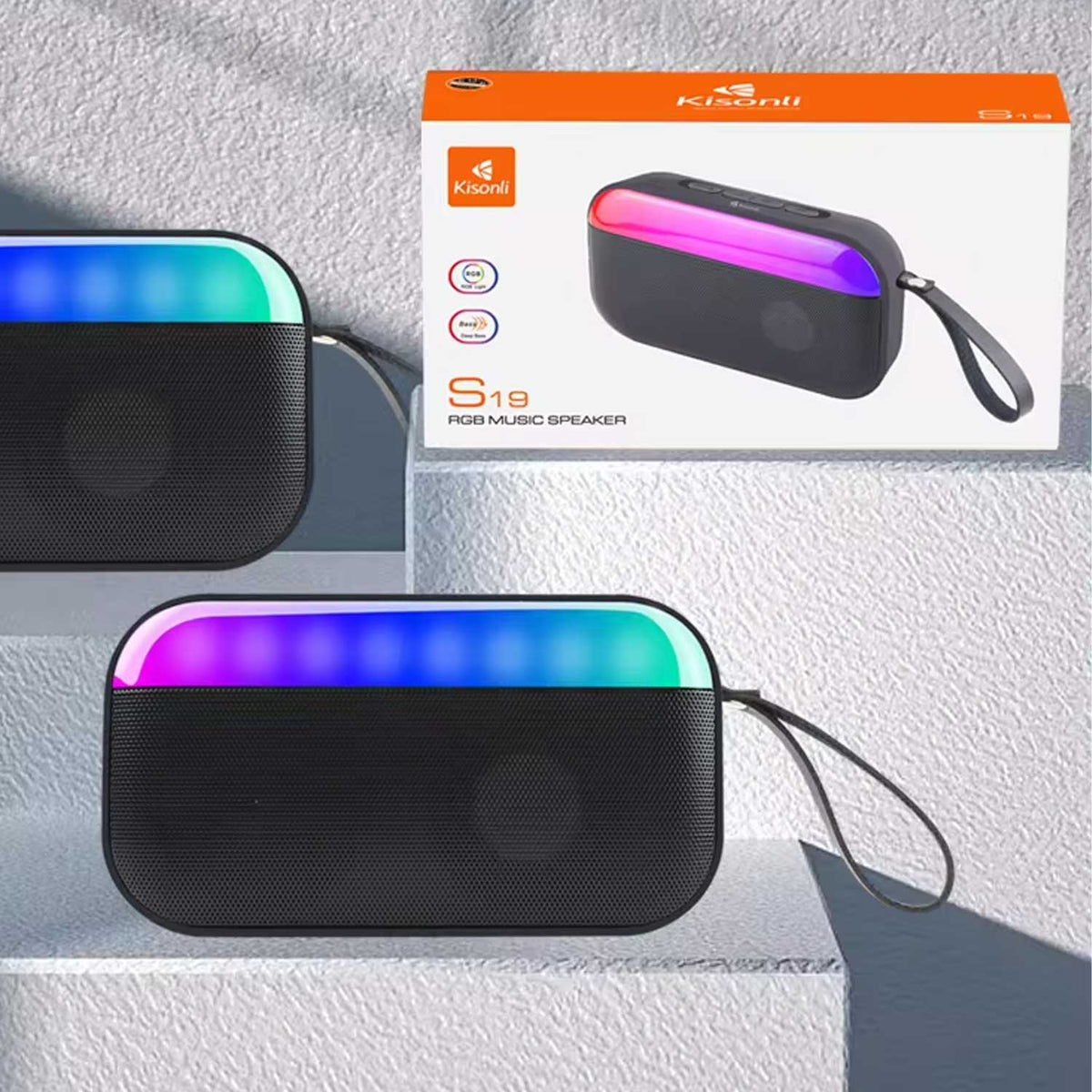 Kisonli S19 Portable Bluetooth Mini Speaker