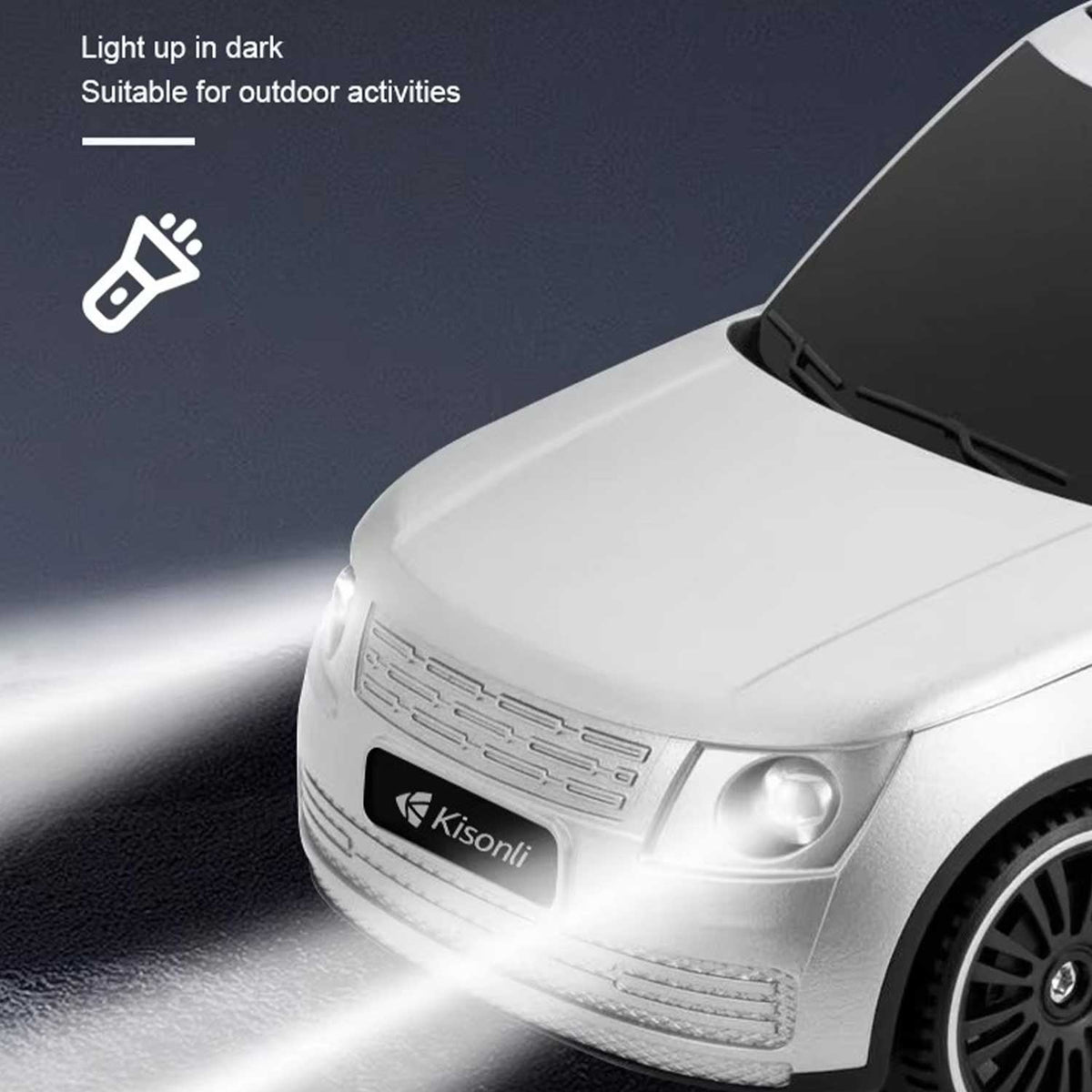 Kisonli B3 Solar Car Charging Stereo Flashlight 10w Super Bass Speaker