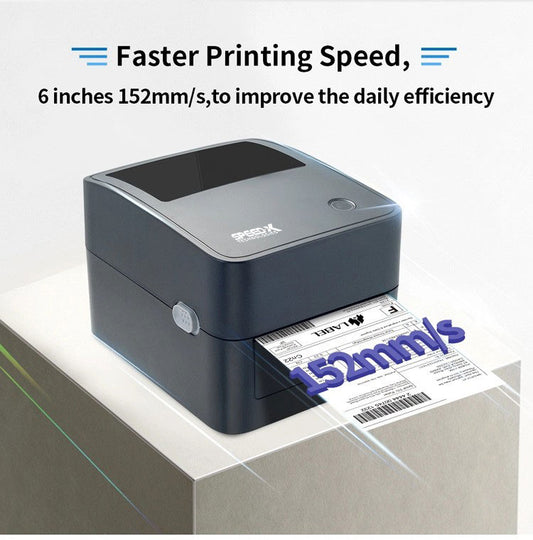 Speed-x Sp-700u 4 Inch Thermal Receipt And Label Printer With Usb Interfac,152mm/s Printing Speed Black Colour