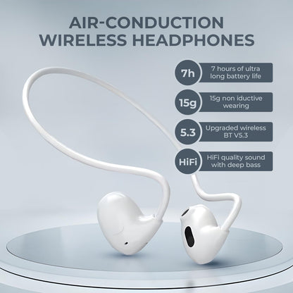 Pro Air Neck Hanging Wireless Earphone Black & White