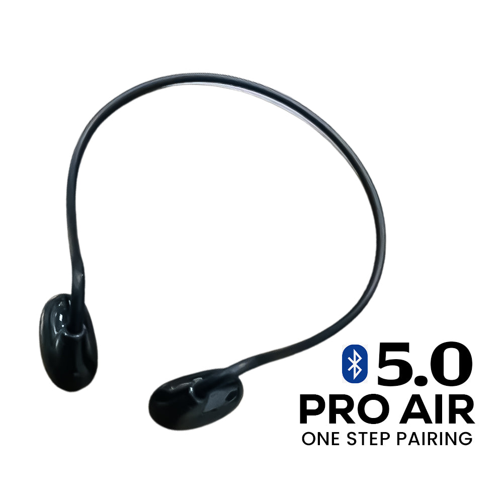 Pro Air Neck Hanging Wireless Earphone Black & White