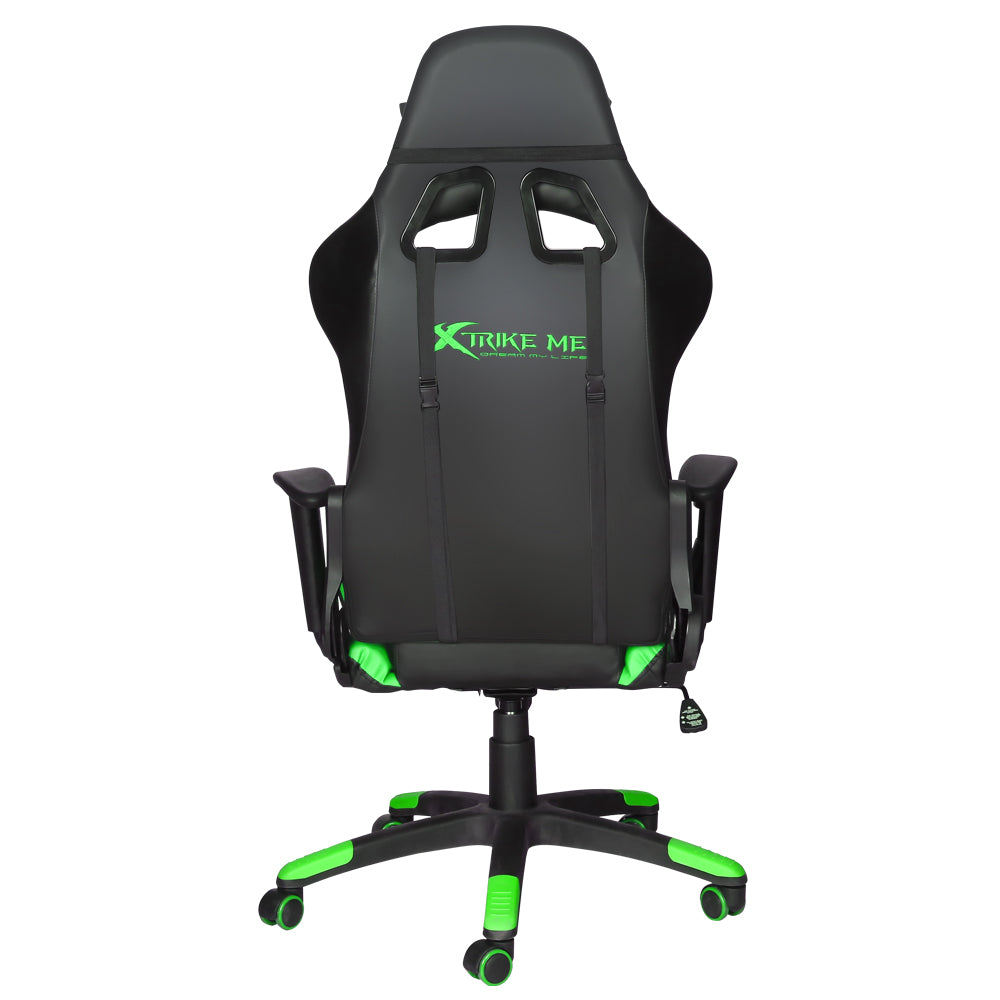 Xtrike Gc-905 Gn Ergonomic Adjustable Gaming Chair Green
