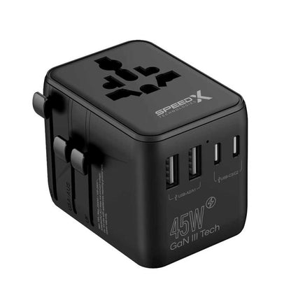 Speedx Sp-tcw03 45w Gan Iii Universal Travel Adapter