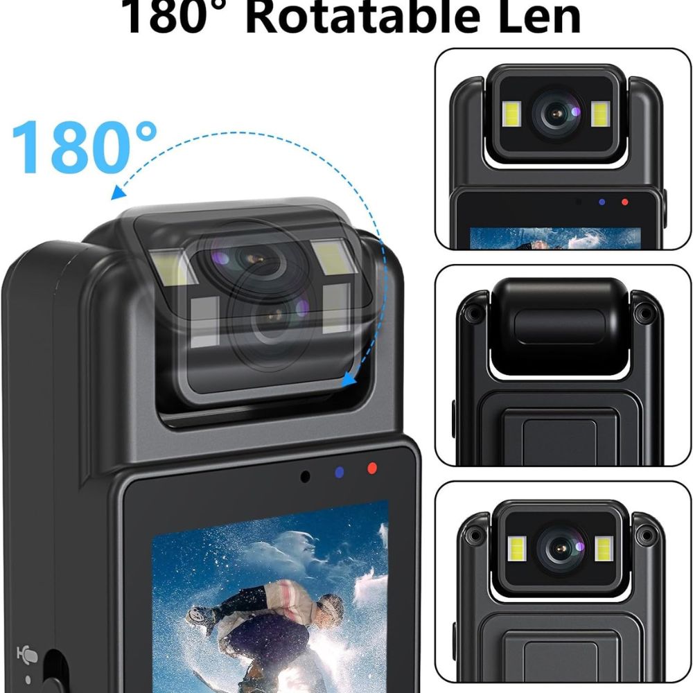 L12 Mini Body Camera Wifi Video Recorder 1080p Wearable Night Vision