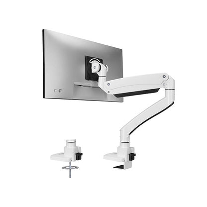 Xtriek-me Ht-20 Heavy Duty Adjustable Desk Mount Single Monitor Arm White