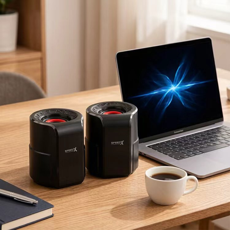 Speedx Sx-sp01 Desktop Speaker Usb Powered 2.0 6w
