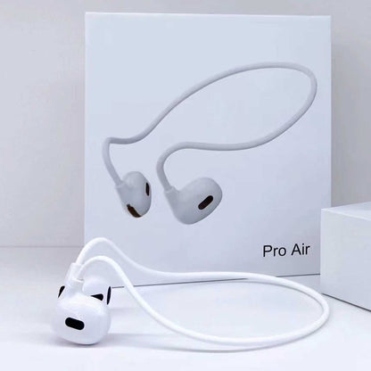 Pro Air Neck Hanging Wireless Earphone Black & White