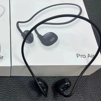 Pro Air Neck Hanging Wireless Earphone Black & White