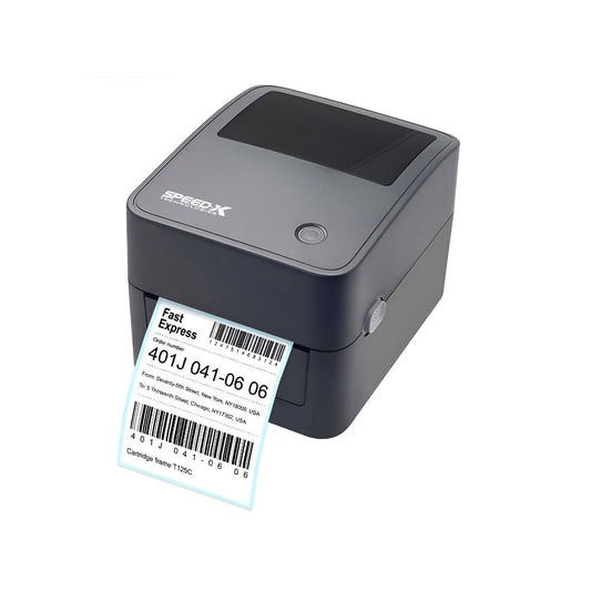 Speed-x Sp-700u 4 Inch Thermal Receipt And Label Printer With Usb Interfac,152mm/s Printing Speed Black Colour