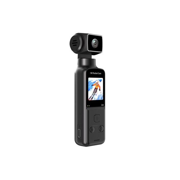 K1 Pocket 5k Hd Wifi Handheld 270° Rotatable Sports & Vlogging Action Camera
